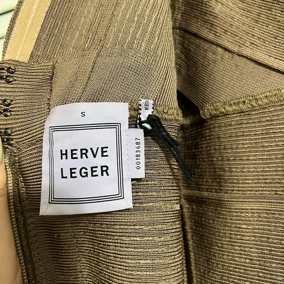 Herve Leger Luxury Dress, great condition. Size S bronze/brown/sequin - Picture 6 of 6